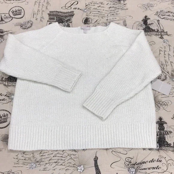 CHELSEA28 Rib Metallic Sweater - Picture 3 of 7